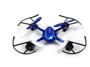WonderTech Invader RC 6 Axis Gyro Remote Control Quadcopter Flying Drone with LED Lights Blue
