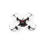 WonderTech Super Mini RC 6 Axis Gyro Remote Control Quadcopter Flying Drone with LED Lights Black