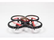 WonderTech Nimbus RC 6 Axis Gyro Remote Control Quadcopter Flying Drone with LED Lights Red