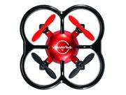 WonderTech Firefly RC 6 Axis Gyro Remote Control Quadcopter Flying Drone with LED Lights Red