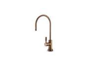 Hydronix LF EC25 AB Modern Ceramic RO Reverse Osmosis or Filtered Water Faucet Lead Free Antique Brass