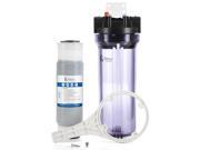iFilters Whole House Sediment Rust CTO Filter Clear Housing w AP117 Comparable Filter Cartridge Included 3 4 Ports