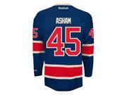 Aaron Asham New York Rangers 2014 Stanley Cup Patch Reebok Third NHL Jersey
