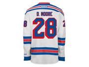 Moore New York Rangers NHL Away Reebok Premier Hockey Jersey