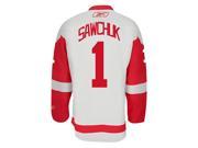 Terry Sawchuk Detroit Red Wings Reebok Premier Away Jersey NHL Replica