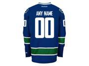 Vancouver Canucks Home Official Reebok NHL Hockey Jersey Any Name Number Customized
