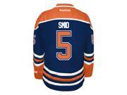 Ladislav Smid Edmonton Oilers Reebok Premier Home Jersey NHL Replica