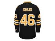 David Krejci Boston Bruins Reebok Premier Third Jersey NHL Replica