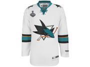 Melker Karlsson San Jose Sharks 2016 Stanley Cup Patch Reebok Premier Away NHL Jersey