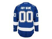 Tampa Bay Lightning Home Official Reebok NHL Hockey Jersey Any Name Number Customized