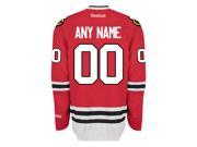 Chicago Blackhawks Home Official Reebok NHL Hockey Jersey Any Name Number Customized