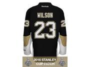 Scott Wilson Pittsburgh Penguins Stanley Cup Patch Reebok Home NHL Jersey