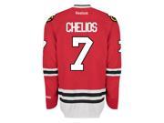 Chris Chelios Chicago Blackhawks Reebok Premier Home Jersey NHL Replica