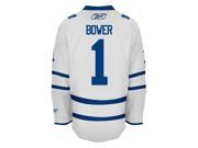 Johnny Bower Toronto Maple Leafs Reebok Premier Away Jersey NHL Replica