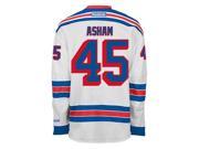 Aaron Asham New York Rangers NHL Away Reebok Premier Hockey Jersey