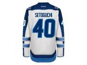 Devin Setoguchi Winnipeg Jets NHL Away Reebok Premier Hockey Jersey