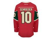 Jordan Schroeder Minnesota Wild Reebok Premier Home Jersey NHL Replica
