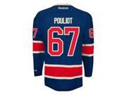 Benoit Pouliot New York Rangers 2014 Stanley Cup Patch Reebok Third NHL Jersey