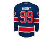 Wayne Gretzky New York Rangers 2014 Stanley Cup Patch Reebok Third NHL Jersey