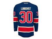 Henrik Lundqvist New York Rangers 2014 Stanley Cup Patch Reebok Third NHL Jersey
