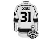 Martin Jones Los Angeles Kings 2014 Stanley Cup Patch Reebok Away NHL Jersey