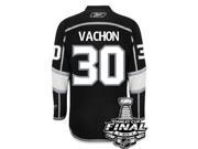Rogatien Vachon Los Angeles Kings 2014 Stanley Cup Patch Reebok Home NHL Jersey