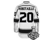 Luc Robitaille Los Angeles Kings 2014 Stanley Cup Patch Reebok Away NHL Jersey