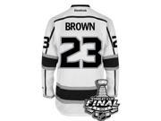 Dustin Brown Los Angeles Kings 2014 Stanley Cup Patch Reebok Away NHL Jersey