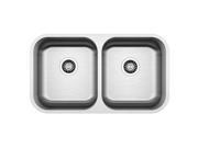 Undermount 31 Inch Stainless Steel Double Basin Kitchen Sink