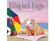 Playful Pigs Mini Wall Calendar by TF Publishing