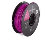 HATCHBOX 3D PLA 1KG3.00 PUR PLA 3D Printer Filament Dimensional Accuracy 0.05 mm 1 kg Spool 3.00 mm Purple