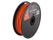 HATCHBOX 3D PLA 1KG3.00 ORN 3D Printer Filament Dimensional Accuracy 0.05 mm 1 kg Spool 3.00 mm Orange