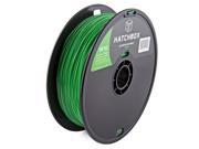 HATCHBOX 3D PETG 1KG1.75 GRN PETG 3D Printer Filament Dimensional Accuracy 0.05 mm 1 kg Spool 1.75 mm Green