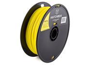 HATCHBOX 3D PETG 1KG1.75 YLW PETG 3D Printer Filament Dimensional Accuracy 0.05 mm 1 kg Spool 1.75 mm Yellow