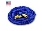 World s Strongest Expandable Garden Hose with MADE IN USA inner tube material FREE Shut Off Valve 25 ft Blue