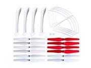 Morpilot Replacement Spare Parts for Syma X8C X8W X8G Protective frame 2.4G 4CH Venture RC Quadcopter Blade Propeller Propeller Protectors Blades Frame Land