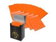 BCW Deck Guards 80 Count Double Matte Card Sleeves with Box Orange Standard