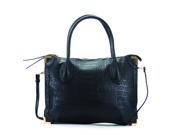 Pop Fashion Womens Trendy Classic Snake Print Purse Handbag Tote Bag Black