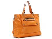 Pop Fashion Womens Trendy Everyday Purse Handbag Tote Bag Orange