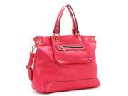 Pop Fashion Womens Trendy Everyday Purse Handbag Tote Bag Pink