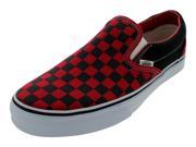 VANS CLASSIC SLIP ON FORMULA ONE CHECKERBOARD SKATE SHOES