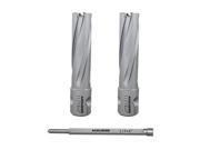 Accusize 11 16 x 2 Carbide Tipped Annular Cutters w 1 Touch Shank w a Pin 3081 2016PIN
