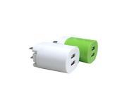 FDK Folding packing USB Charger Adapter Double USB slots Feature CH040 30pcs set