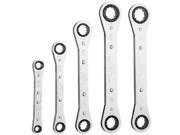 5 Piece Ratcheting Box Wrench Set