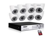 TMEZON AHD 1920x1080 1080P 3in1 16CH DVR with 8pcs 2.0MP Dome Home Outdoor CCTV Camera Home Security Surveillance System 2TB HDD Installed TMEZON AHD 1920x1080 1080P 3in1 16CH DVR with 8pcs 2.0MP Dome Home Outdoor CCTV Camera Home Security Surveillance System 2TB HDD Installed