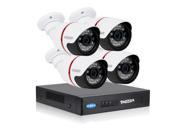 TMEZON Face Detection Onvif NVR 4CH 720P 1080P 2.0MP 3.0MP 5.0MP HD 4x 2.0MP Outdoor indoor Day Night Vision IP Surveillance Camera PoE IR Cut Kit CCTV HDMI Sec