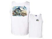 Fair Game Blue Marlin and Albacore Tuna Yellowfin Yellowtail Fishing Tank Top mens