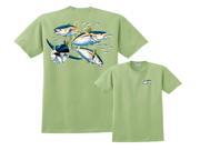 Fair Game Yellowfin Tuna Four Fish Profiles Albacore Fishing T Shirt