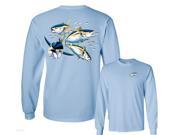 Fair Game Yellowfin Tuna Four Fish Profiles Albacore Fishing Long Sleeve T Shirt