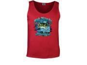 Fair Game Man Medicine Get Your Dose Bass Fishing Tank Top mens